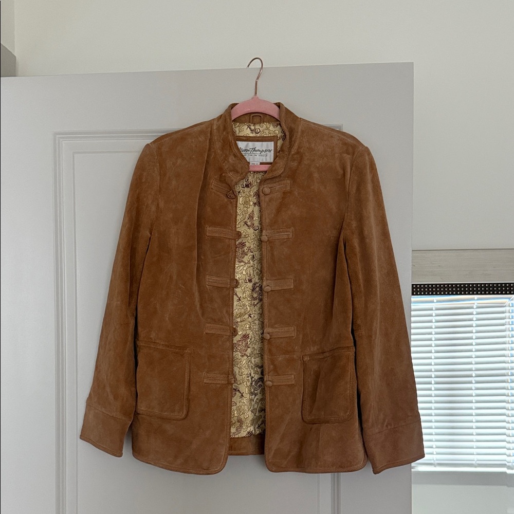 Norm Thompson Tan Suede Women's Blazer